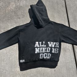 all we need is god hoodie 