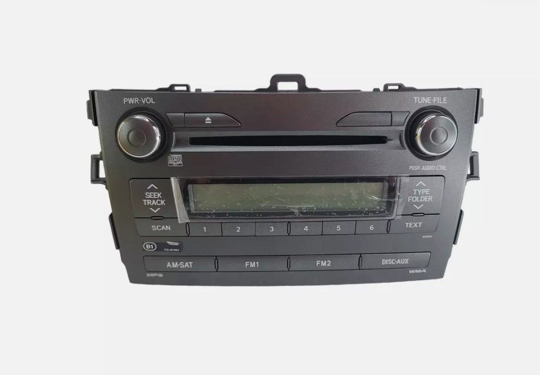 2009-2010 Toyota Corolla Radio Receiver AM FM MP3 CD Player 86120-02B00 OEM