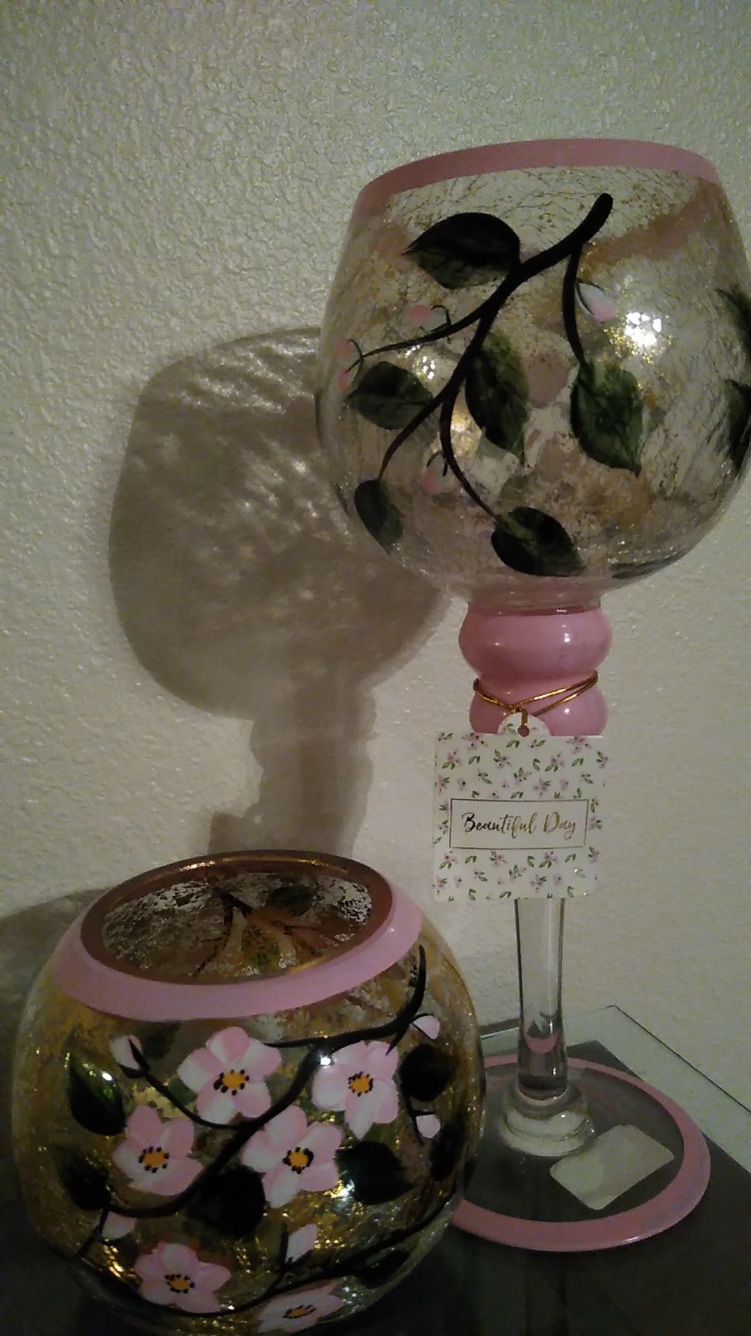 Glass decor set