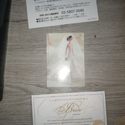 Carolina Herrera Bride Barbie Doll 