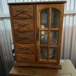 Antique Jewelry Cabinet