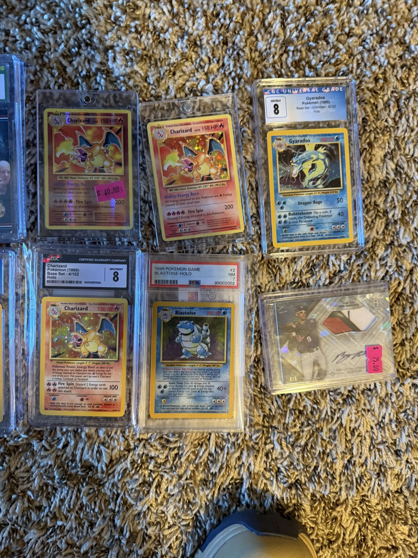 Lot Of Graded Pokemon Cards And 1 Baseball Card