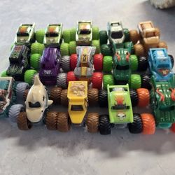 Mini Monster Trucks.
