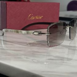 Cartier Glasses- White Buffs 