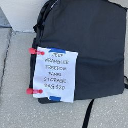 Jeep Wrangler Freedom Panel Storage Bag