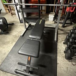 Weightlifting Rack & Plates