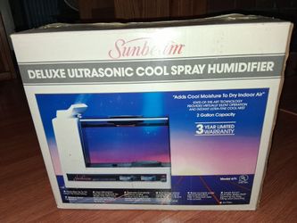 Sunbeam Deluxe Ultrasonic Cool Spray Humidifier