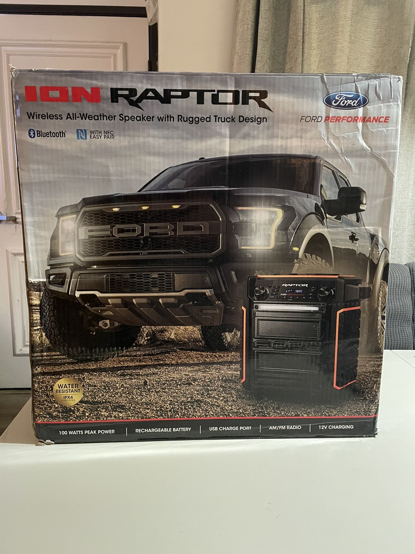 ION RAPTOR BLUETOOTH SPEAKER