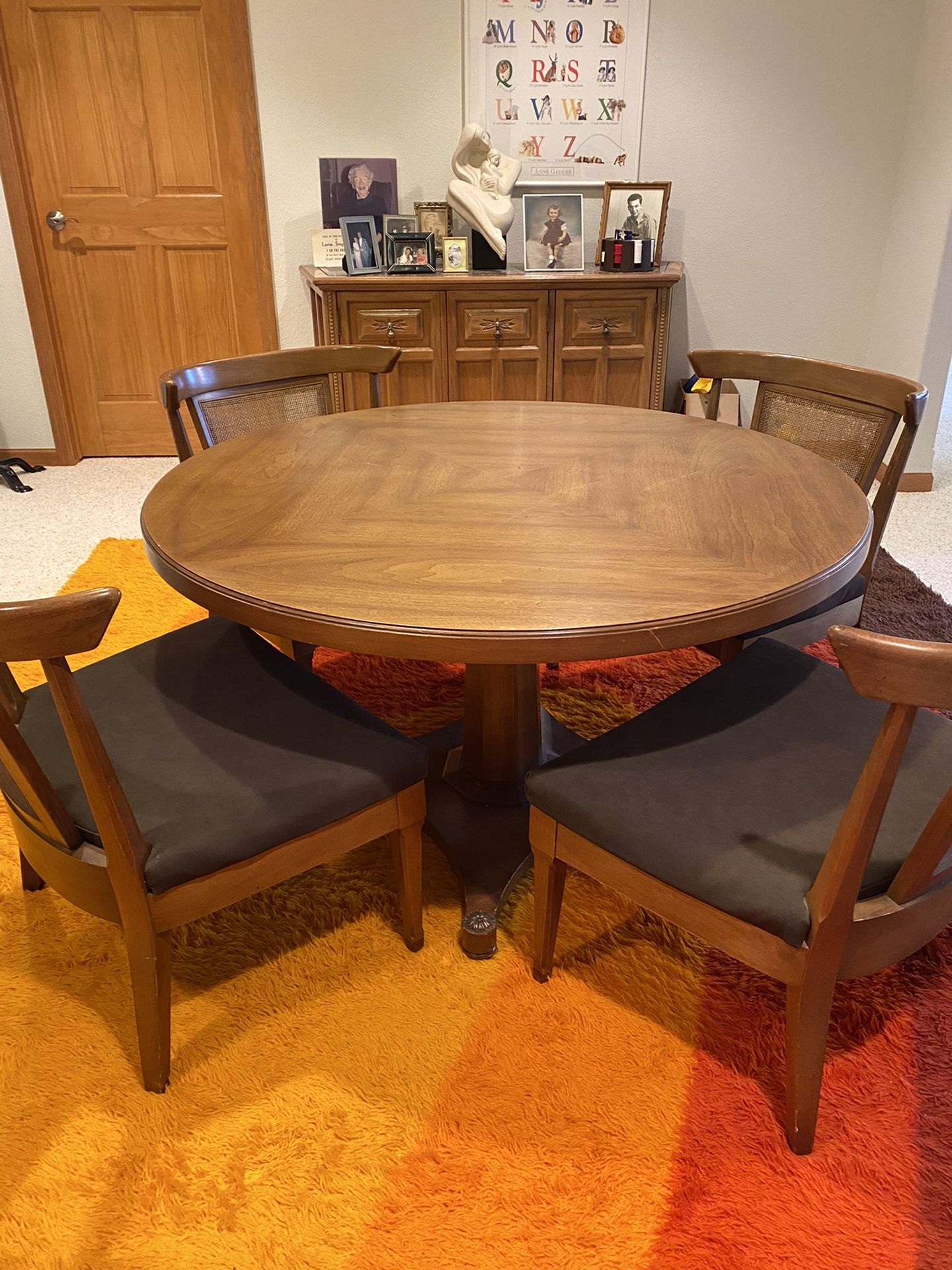 Card table and chairs