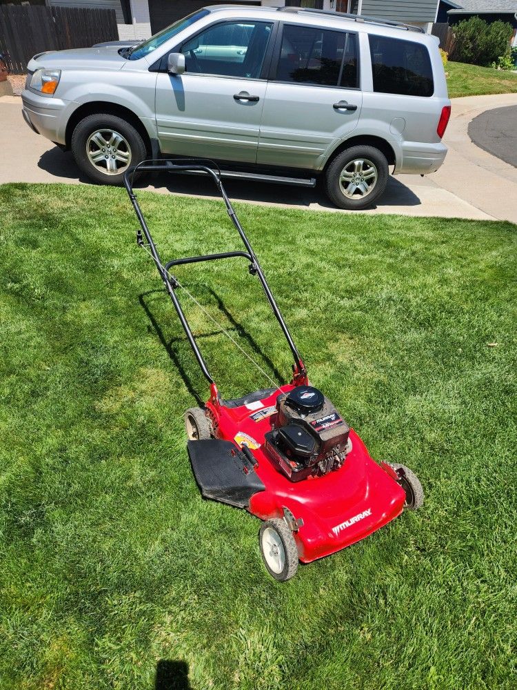 Murray 22-in 158cc 4 HP Side Shoot Mulching Lawn Mower With Full Tune Up Runs Great
