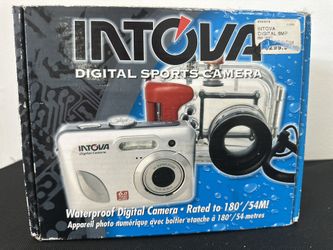 INTOVA SILVER DIGITAL SPORTS CAMARA DURABLE WATERPROOF HOUSING