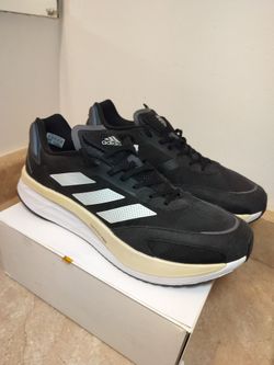 Adidas Adizero Boston 10 Mens Running Shoes Size 12.5 Black GZ5426 Excellent