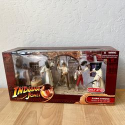 2008 Hasbro Indiana Jones Raiders Of Lost Ark Cairo Ambush Action Figure Set