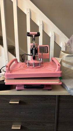 8 n1  heat press  with all the attachments PLUS