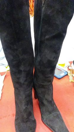 Ladies High Heel Suede Boots by Nine West