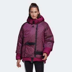 NEW Adidas Size Small S Womens COLD.RDY Burgundy 2 in 1 Down Jacket FT2458
