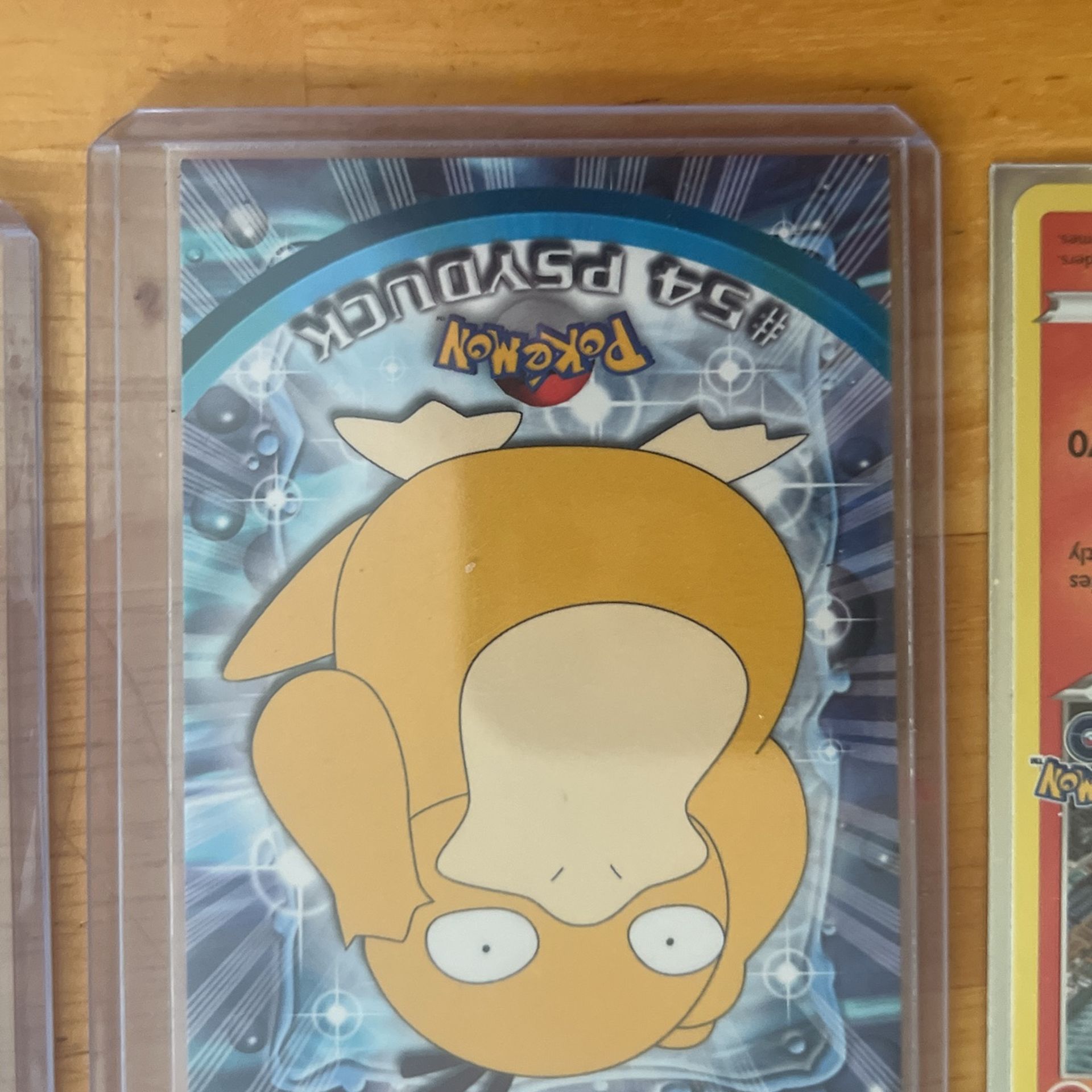 1999 Topps Pokemon TV Animation Series 1 - Psyduck #54 - Black Logo - Non-Holo