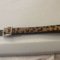Leather - Cheetah/ Leopard Belt