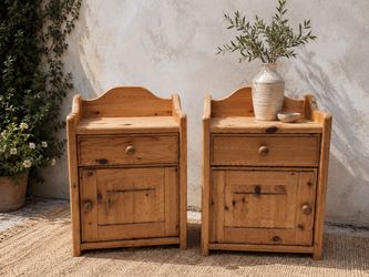 Cottage Pine • Solid Wood Matching Nightstands