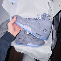 Retro Air Jordan 5 “Wolf Grey” Size 9