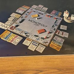 Vintage 1970s Monopoly Board Game