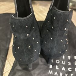 Suede Booties Size 7.5
