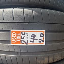 USED TIRE 255-40-20