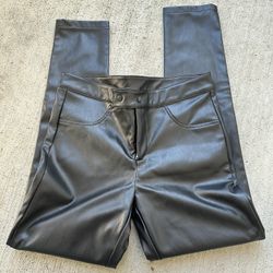 Mazi faux leather pants size L