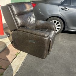 Lather Recliner chair