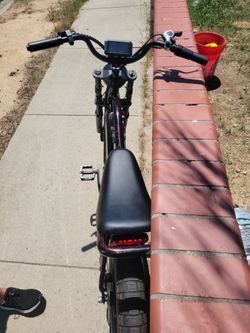 Bike electric red 5 spet