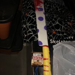 Halloween Clown Machete Sword Costume 
