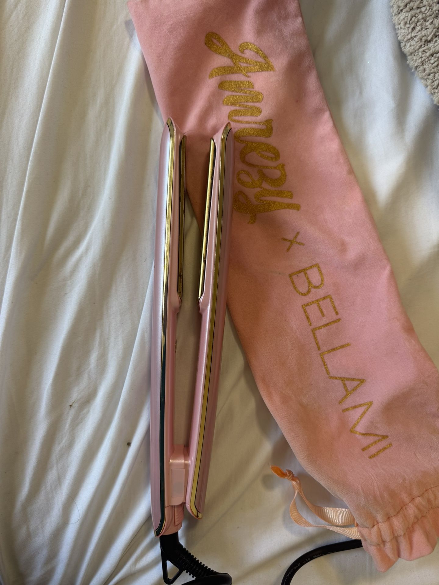 Bellami Hair Pink & Gold Straightener