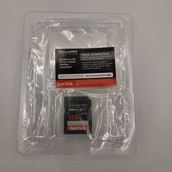 New Sealed SanDisk Extreme Pro 128GB SD Card SDXC UHS-1 Memory Card Nikon Sony Cannon Kodak