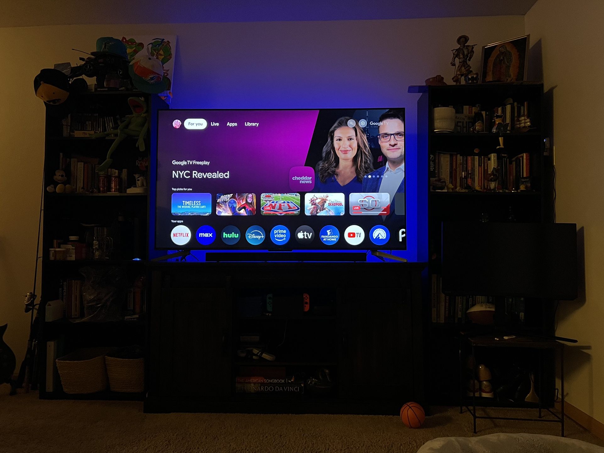 TCL 65-Inch Q7 QLED 4K Smart Google TV