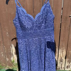Royal blue dress