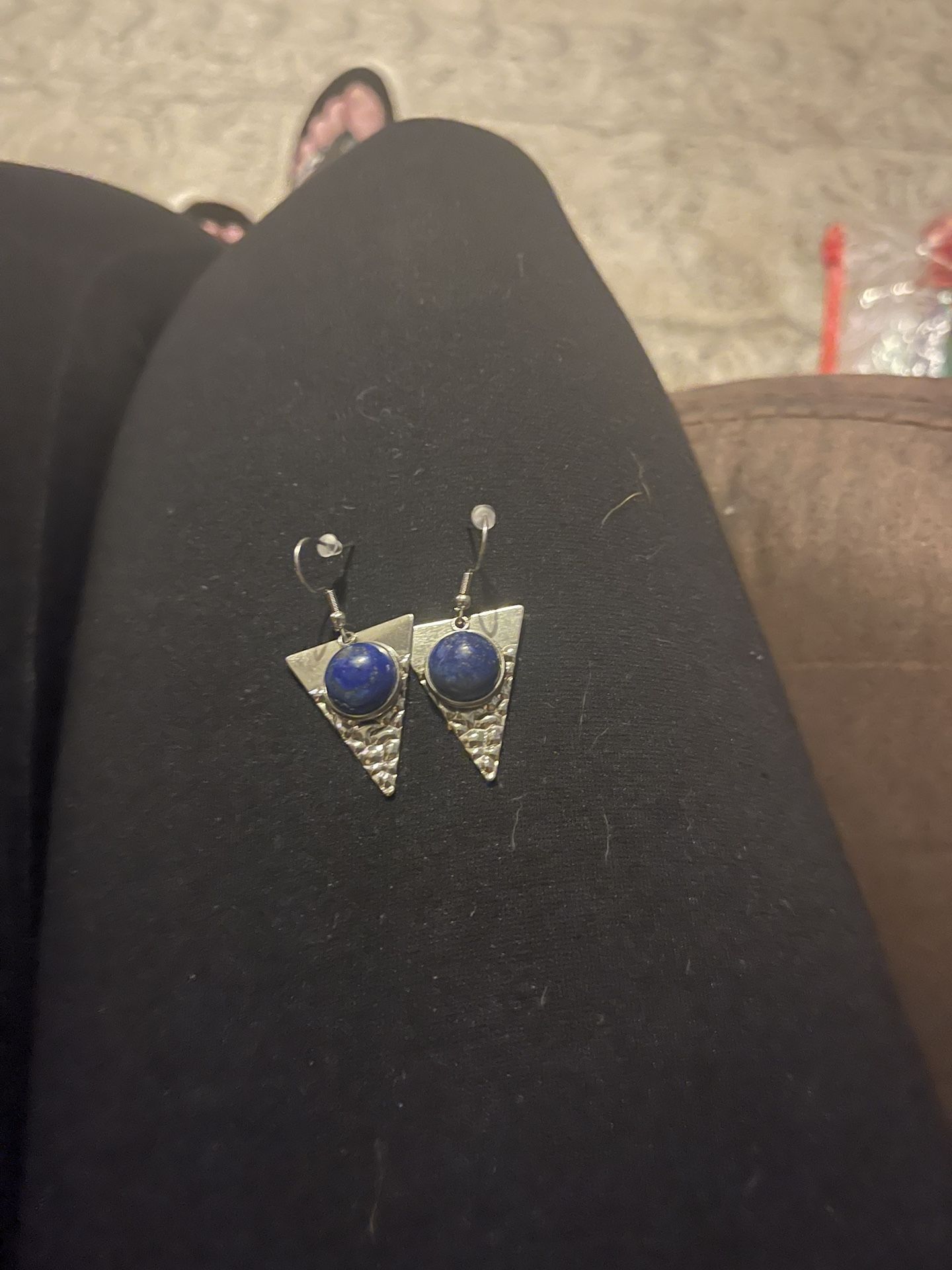 Dark Blue Earrings