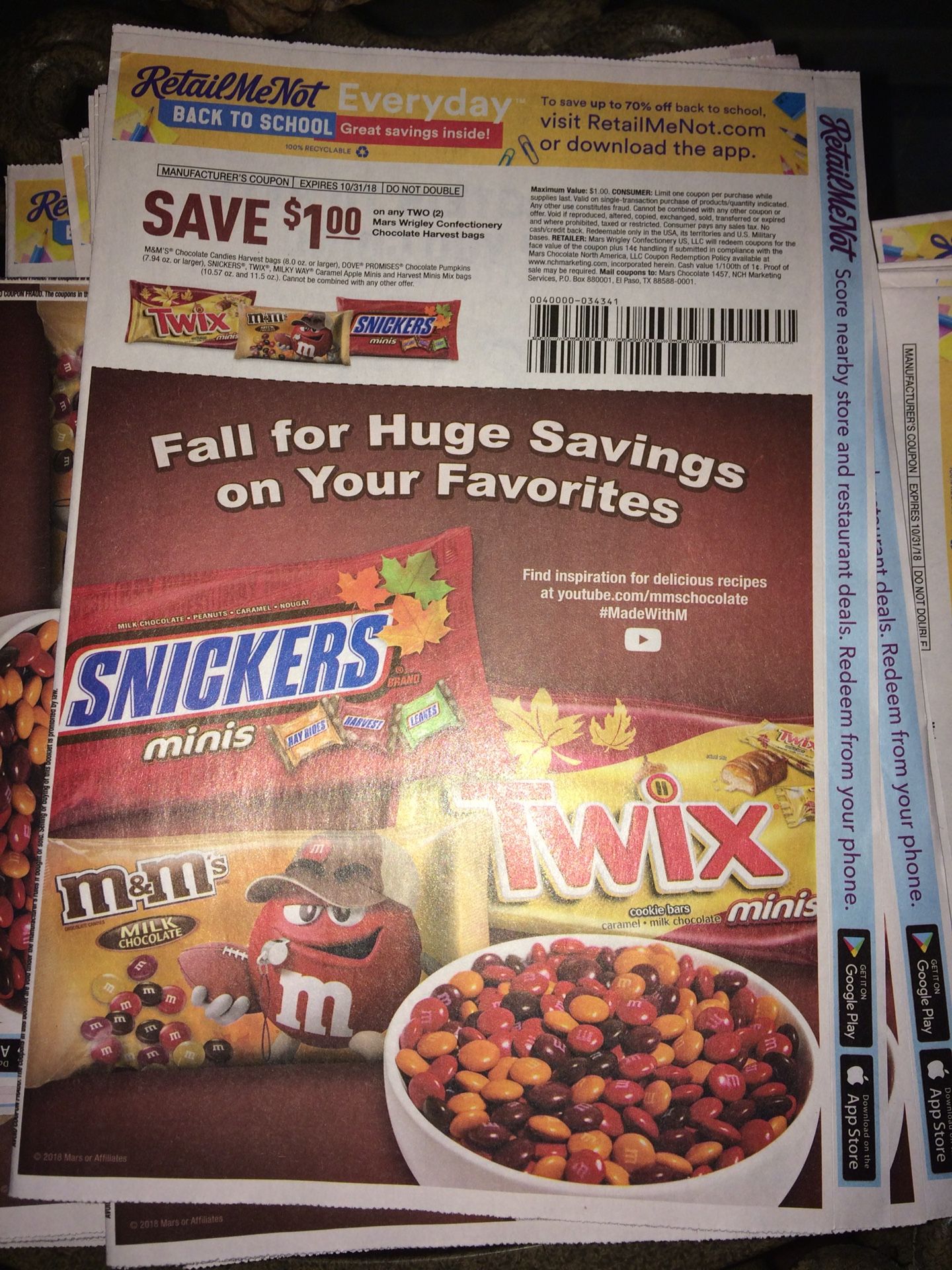 “RetailMeNot” Whole Coupon Inserts (8/19 & 8/26)