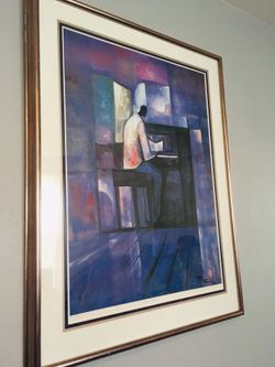 Music painting art