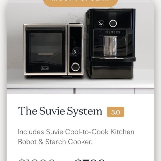 Suvie Kitchen Robot and Starch Cooker - appliances - by owner - sale -  craigslist