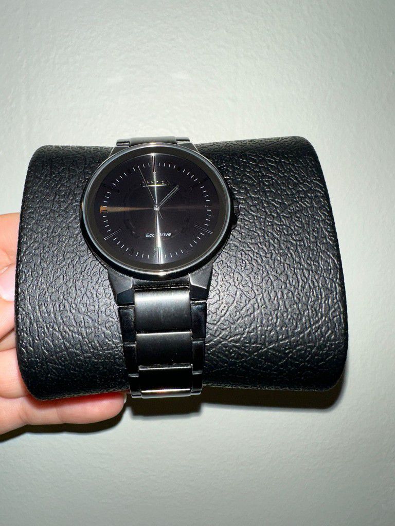 Citizen Men's Eco-Drive Axiom Gray Stainless Steel Bracelet Watch 41mm
