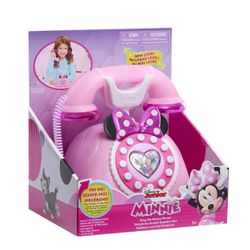 6$ EACH / or 2 for $10 - Minnie mouse rotary phone with lights and sounds toy - NEW
