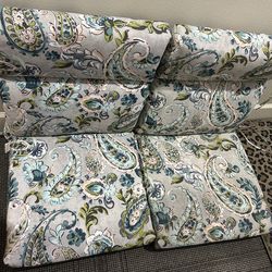 2 Hampton Bay Chair Cushions $30.00