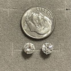 1.5 CT DIAMOND STUD EARRINGS 14k Gold