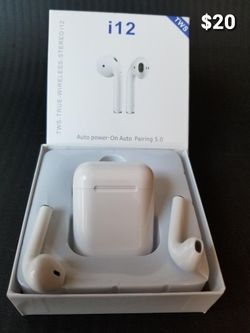 New Bluetooth/rechargeable/earpiece/ Headphones/earbuds/headset many styles i12, airpods, airpod pro and more compatible with iPhone or android Bz9
