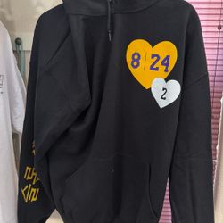 Sloan & Bennett  Kobe Bryant 8 | 24 x 2 Gigi Tribute Black Hoodie L