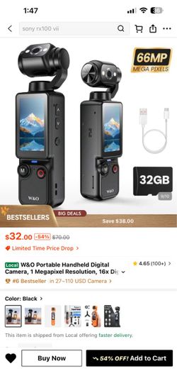 Portable Handheld Digital Camera