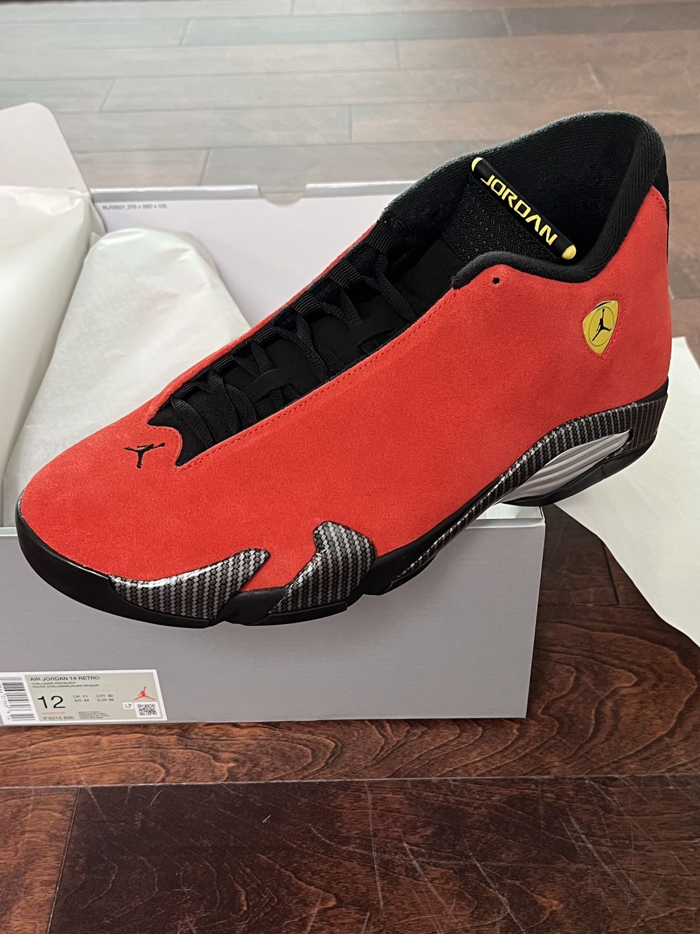 Air Jordan 14 Retro “Ferrari” 2025 size 12