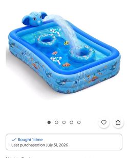 Inflatable kids pool