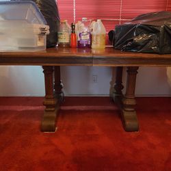 Antique table real wood