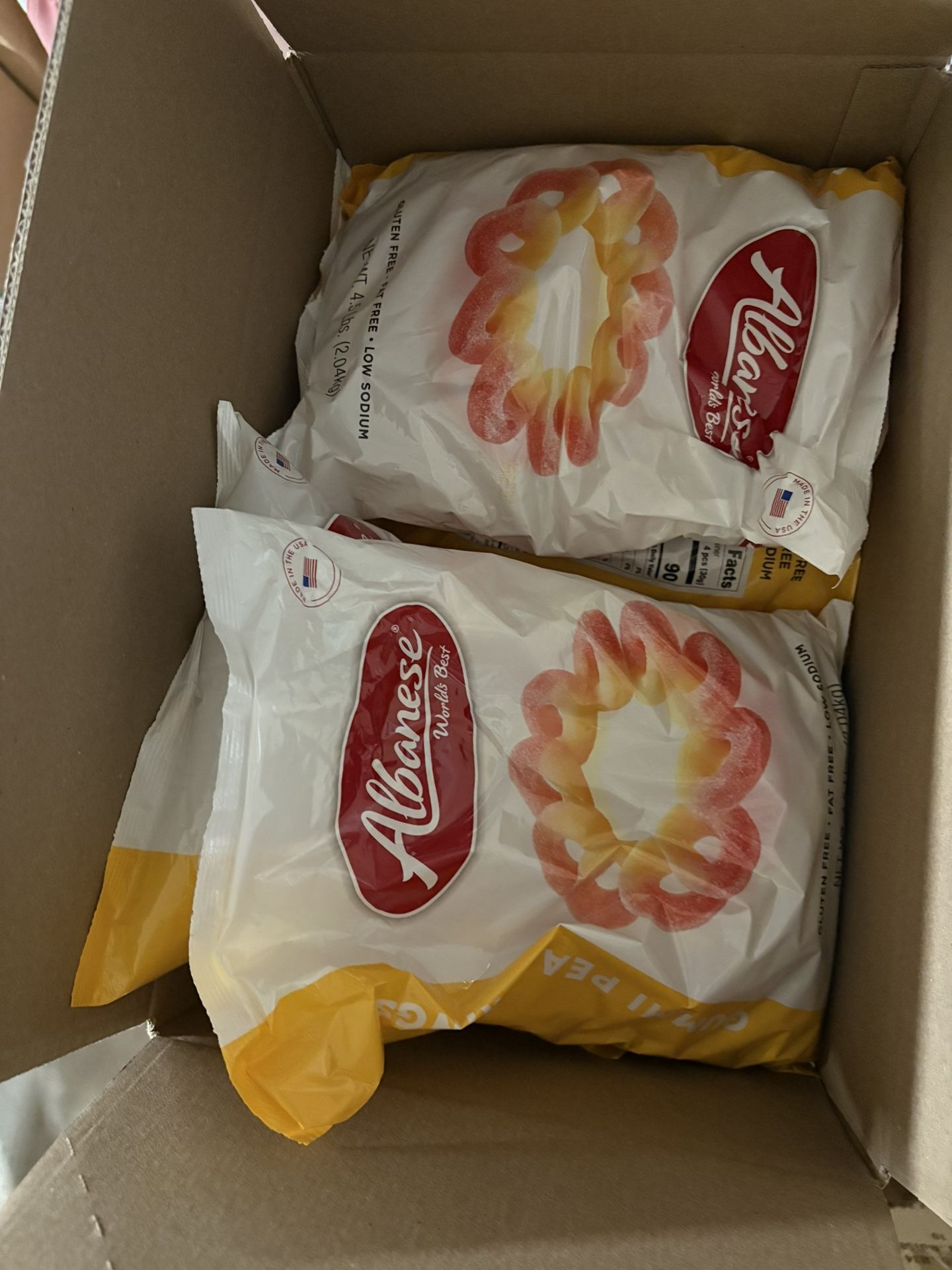 Peach Rings 4.5lb Bags - Qty 4 